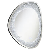 Coaster Mirage Acrylic Crystals Inlay Wall Mirror with LED Lights Model 961504